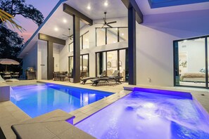 Una piscina climatizada