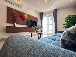 65-Zoll-LED-Fernseher mit Kabelempfang, Streaming-Dienste