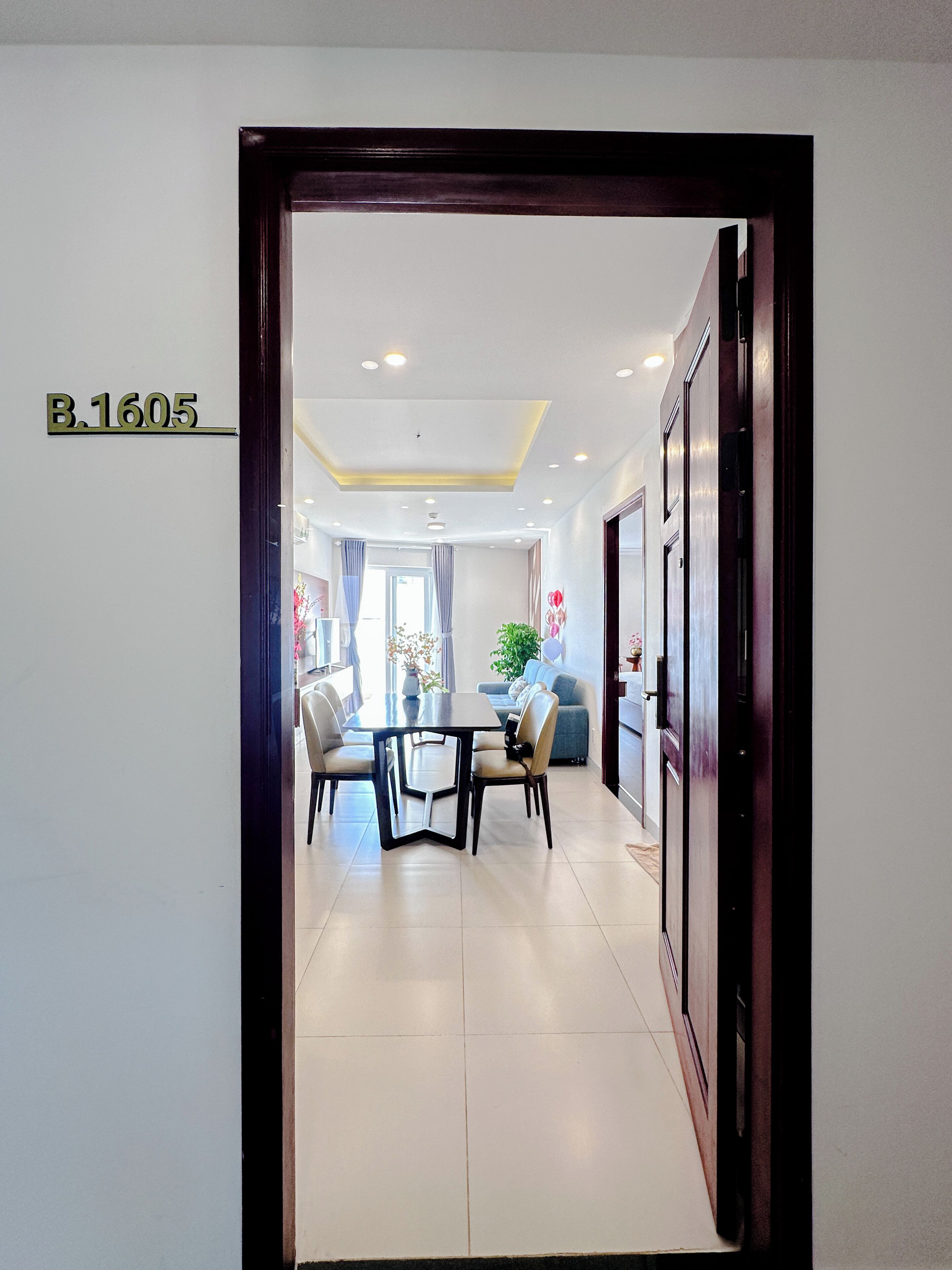 Overnatningsstedets indgangsparti