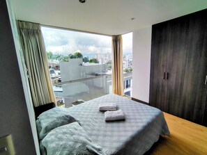 Comfort Apartment, 1 Bedroom, City View | 1 bedroom, iron/ironing board, free WiFi
