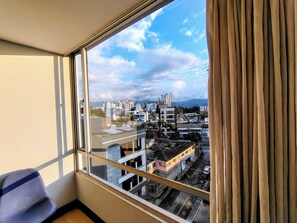 Vue sur la ville depuis l’hébergement 