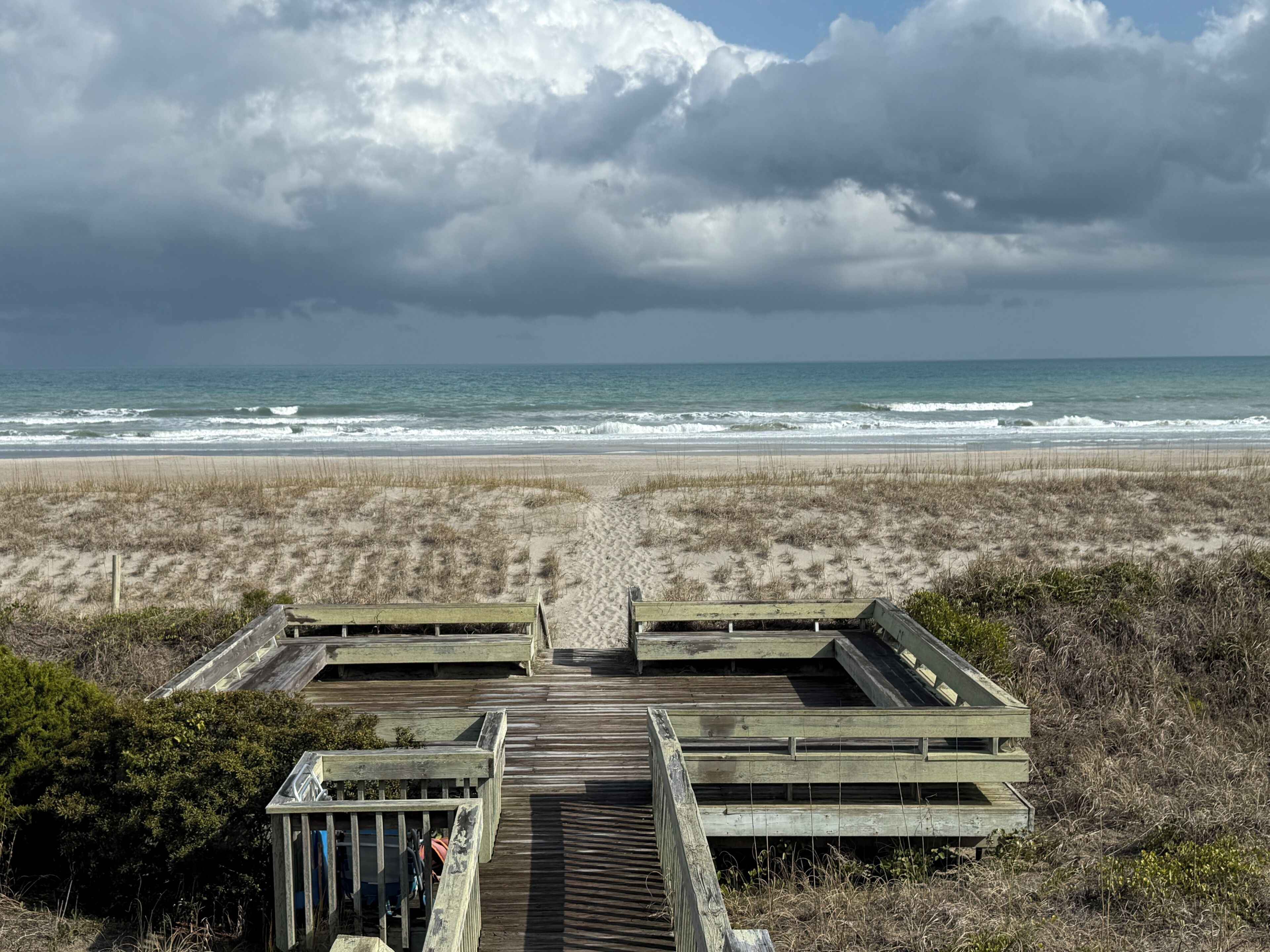Plage à proximité, chaises longues