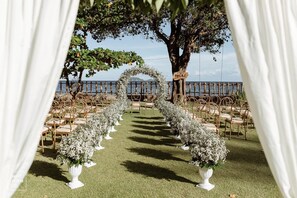 Utendørs bankettområde