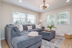 TV connectée, cheminée