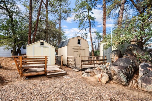 Nestled in a peaceful neighborhood minutes from downtown Prescott, this 3-bedroom, 2-bathroom ret...