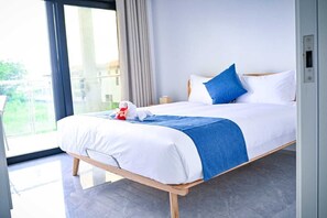 Appartement, 2 slaapkamers | 2 slaapkamers, een strijkplank/strijkijzer, gratis wifi