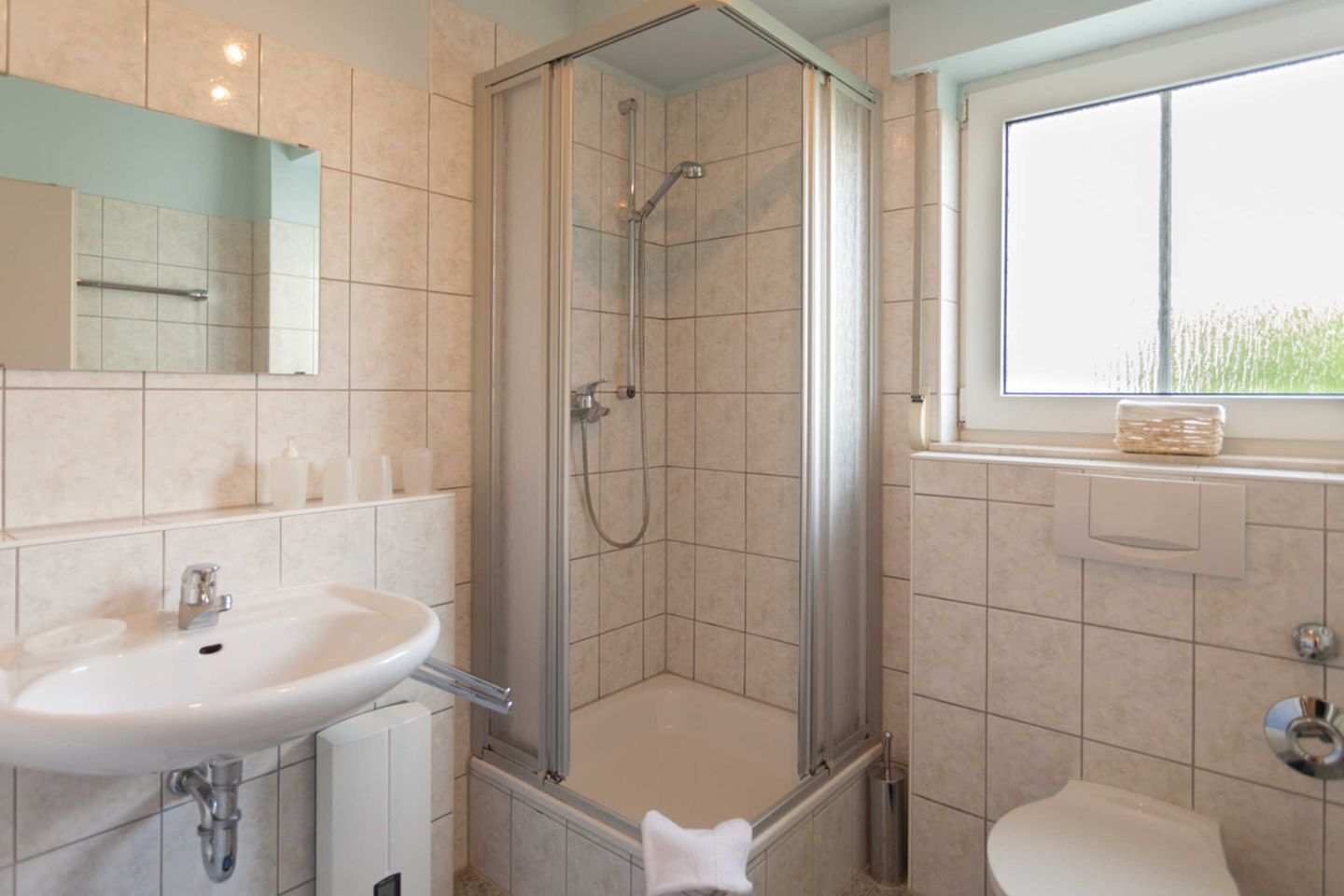 Dusche, Handtücher