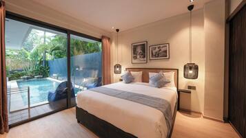 Deluxe Villa, Balcony, Pool View | 8 bedrooms, in-room safe, iron/ironing board, WiFi (free)