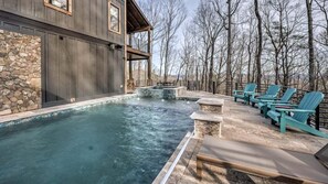 Pool - Aska Ridge Lodge - Private Pool | Mountain and Lake Views | Theater Room | King Beds (Blue Ridge)