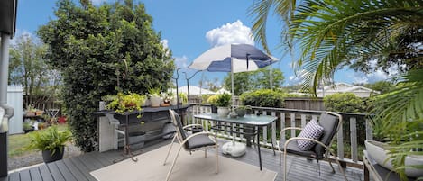 ChaumiĂšre Deluxe | Terrasse/patio