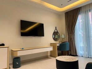 Dobbeltrom – deluxe | Skrivebord, lydisolert, wi-fi (inkludert) og sengetøy