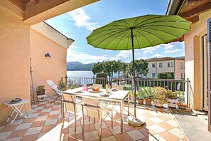 Outdoor dining - Morgante Salo-lake View & Parking (Salò)