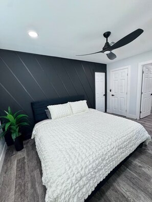 4 bedrooms, iron/ironing board, travel crib, WiFi