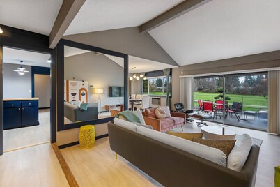 Incredible Golfside Single Level Ranch, Open Layout w/ Vintage Charm, Huge Patio, Close 2 Everything