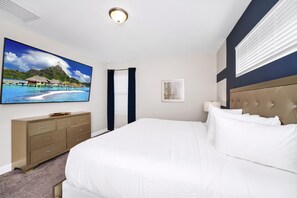 4 bedrooms, iron/ironing board, WiFi, bed sheets