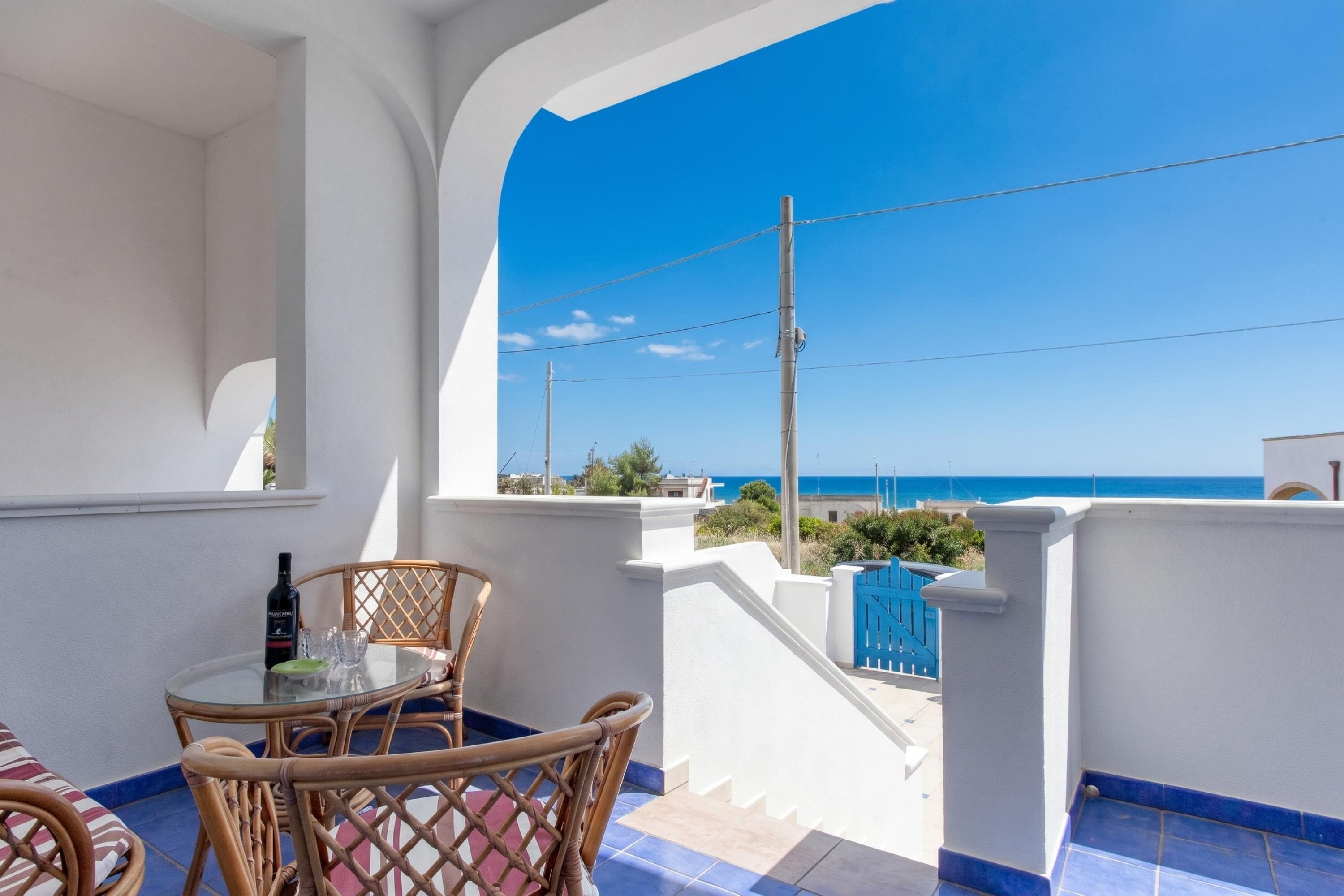 Standard Apartment, 2 Bedrooms, Balcony (Complesso Azzurro 1 Near The Beach) | Terrace/patio