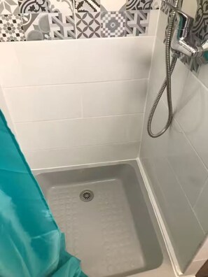 Shower, hair dryer