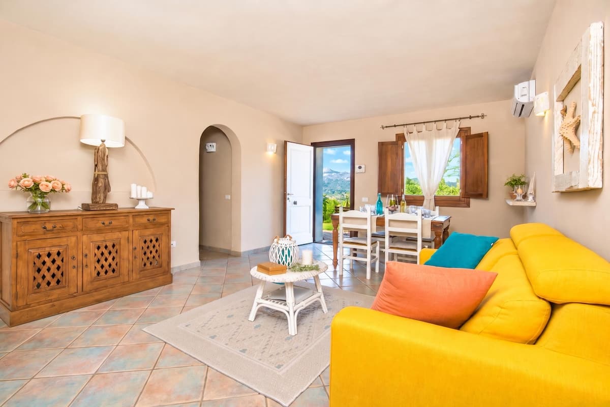 Standard-Apartment, 1 Schlafzimmer, Mikrowelle (Dimora Acquamarina) | Wohnbereich
