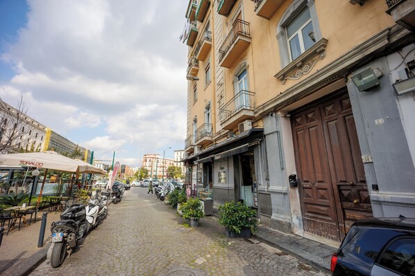 Overnatningsstedets facade