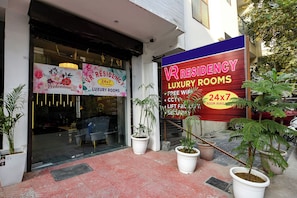 Entrée de l’hébergement