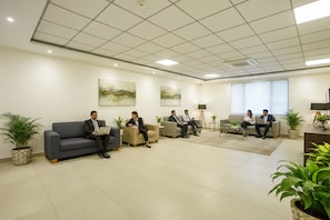 Sala de estar en el lobby