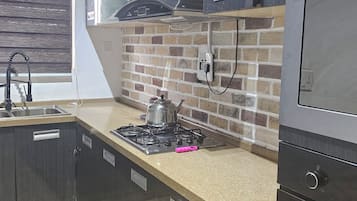 Microwave, oven, stovetop