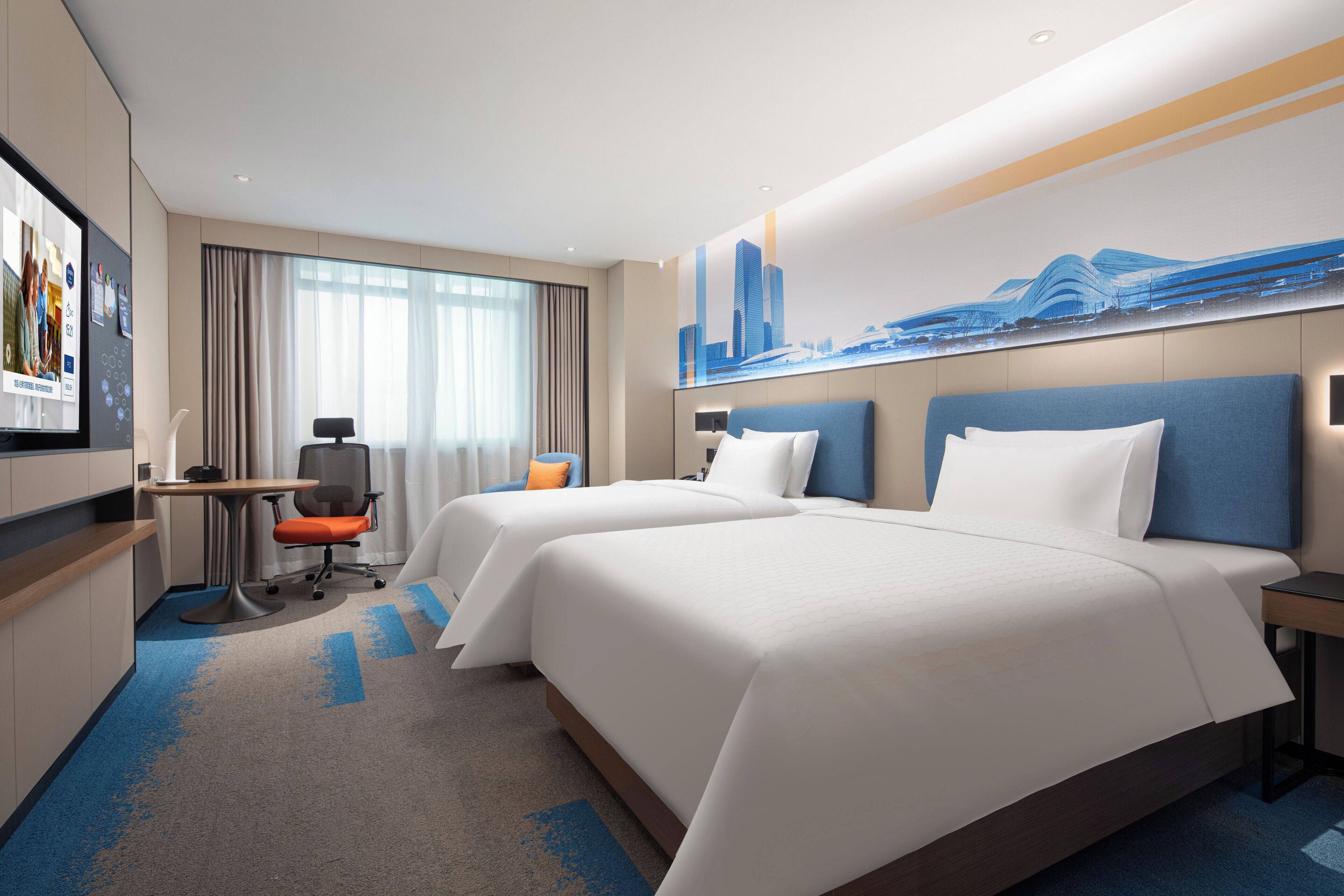 Superior Double or Twin Room, 2 Double Beds | Premium bedding, memory foam beds, free minibar, free WiFi