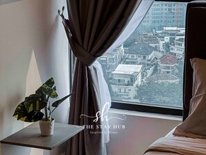 ดีลักซ์ลอฟท์, 3 ห้องนอน, ปลอดบุหรี่, วิวเมือง | วิวจากห้องพัก