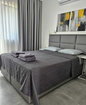 3 soverom, strykejern/-brett, reiseseng for barn og wi-fi