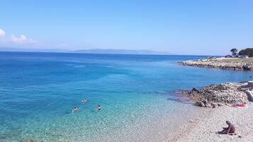 Sun loungers, beach towels