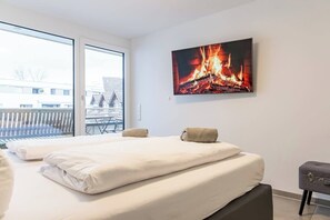 1 soverom, strykejern/-brett, reiseseng for barn og wi-fi