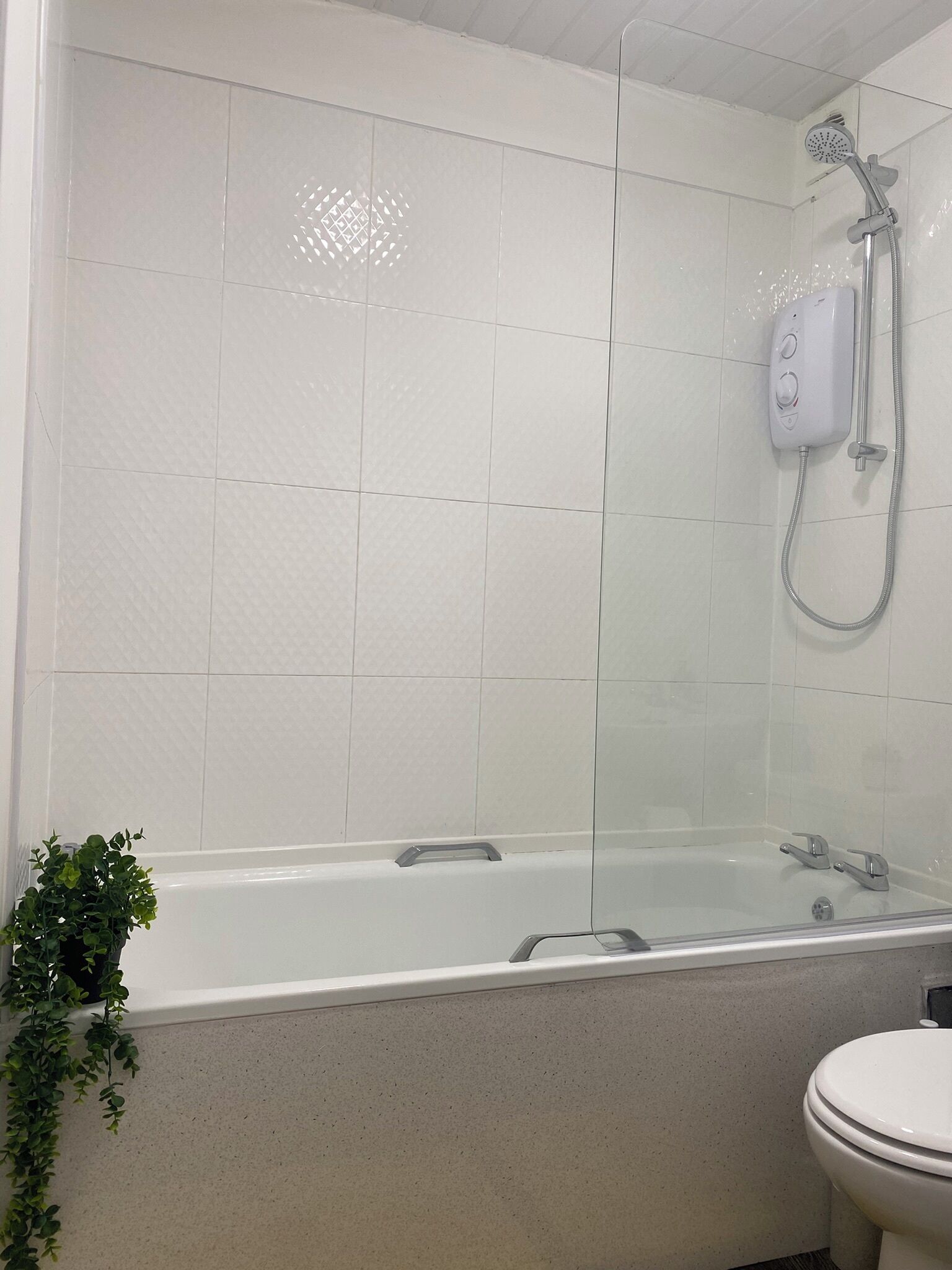 Hair dryer, towels