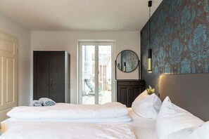 1 slaapkamer, een strijkplank/strijkijzer, reisbedje, wifi