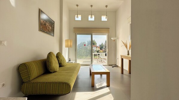 Televisión, chimenea y libros