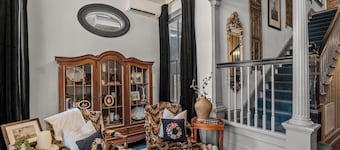 1 bedroom, 1 bathroom suite in Downtown Augusta. The sleeping arrangements for this unit are a full bed and a pull-out couch in the living room.