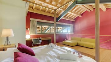 Camera familiare, camere multiple (Suite Grand Ballon - Almavite) | 1 camera, Wi-Fi gratuito, lenzuola