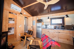 Family Bungalow | Living area - Huttopia Berkshires  (Williamstown)