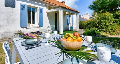 Maison avec jardin pour 4 - 800m de la plage