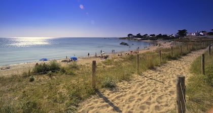 Maison avec jardin pour 4 - 800m de la plage