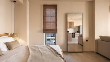 1 habitación, tabla de planchar con plancha, wifi y ropa de cama