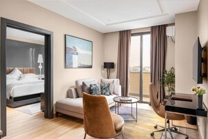 50-inch Smart TV with satellite channels, first-run movies