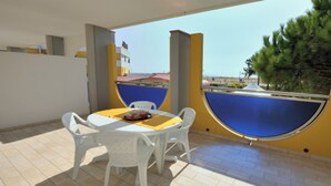 Leilighet, 2 soverom, terrasse | Terrasse/patio