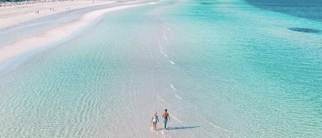 On the beach