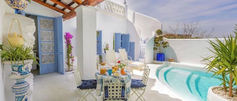 Ferienhaus, 4 Schlafzimmer, Raucher, eigener Pool | Pool