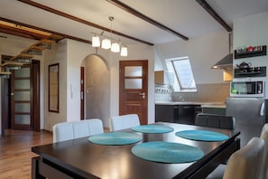 Apartment, Balcony | Living area | Flat-screen TV - RentPlanet - Apartament Stroma (Zakopane)