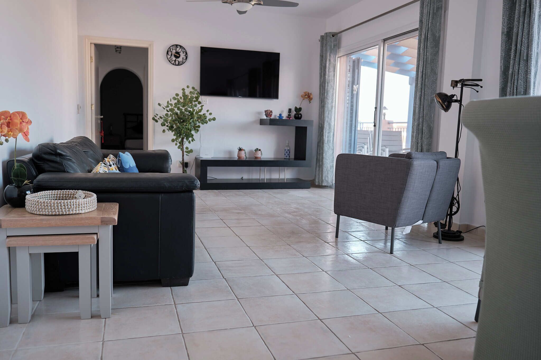 Smart TV, DVD player, books