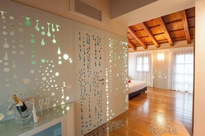 Junior Double Room | In-room safe, free WiFi, bed sheets - Elliot Osteria e Dormire in Collina (Manzano)