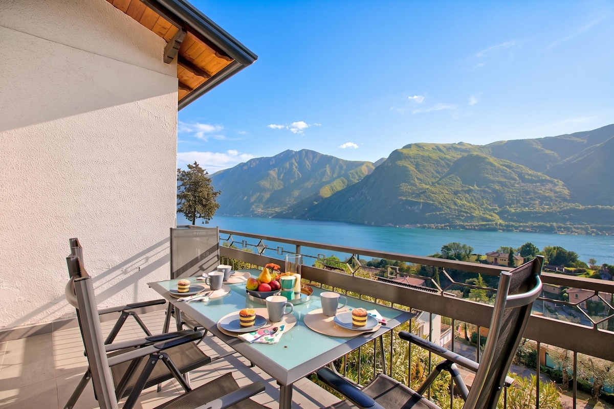 Familienapartment, 2 Schlafzimmer, Mikrowelle (Casa dei Nonni Tremosine 1 with Lake) | Speisen im Freien