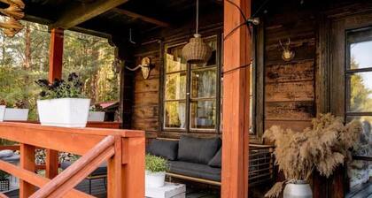 In The Woods Lodge With hot tub Inside Puszcza Knyszyśnka - Two-bedroom Villa