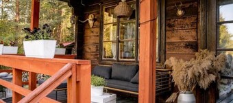 In The Woods Lodge With hot tub Inside Puszcza KnyszyĆnka - Two-bedroom Villa